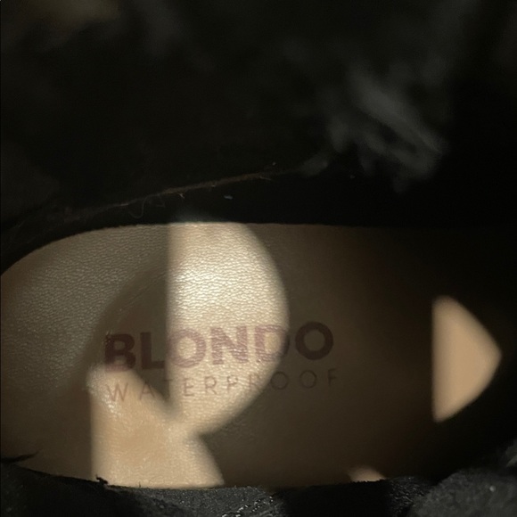 Blondo Black Lace-Up Combat Boots - Picture 4 of 6